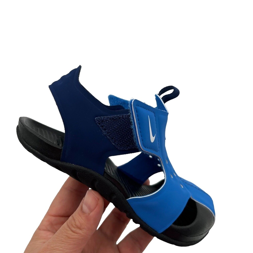 Nike Toddler Boys Closed Toe‎ Sandals Size 9 Blue Black Lightweight Quick Drying - Picture 7 of 16